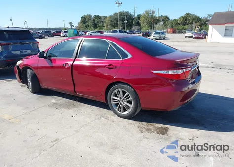 2016 Toyota Camry Se z USA, uszkodzony, nr VIN 4T1BF1FK3GU535148